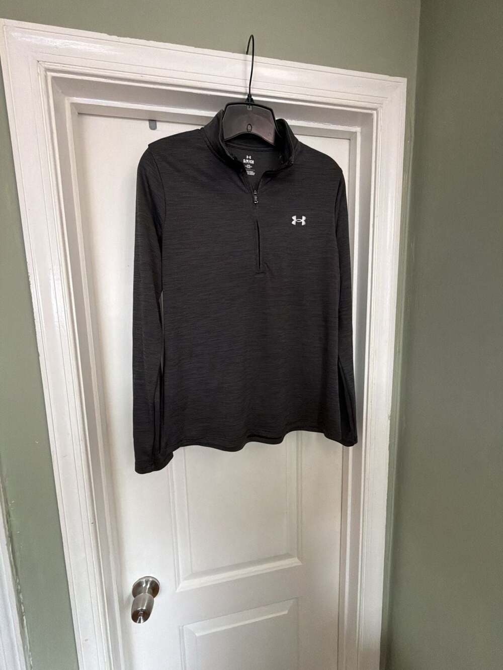 Under Armour Women's UA Tech Twist 1/2 Zip Long Sleeve Pullover Black Size S
